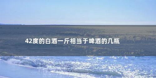 42度的白酒一斤相当于啤酒的几瓶 