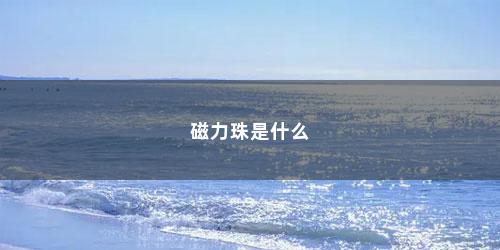 磁力珠是什么 磁力珠是什么(磁力珠子的危害是什么东西)